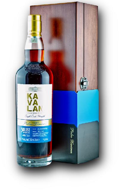 Kavalan Solist Pedro Ximénez 54% 0,75L (dárkové balení kazeta)