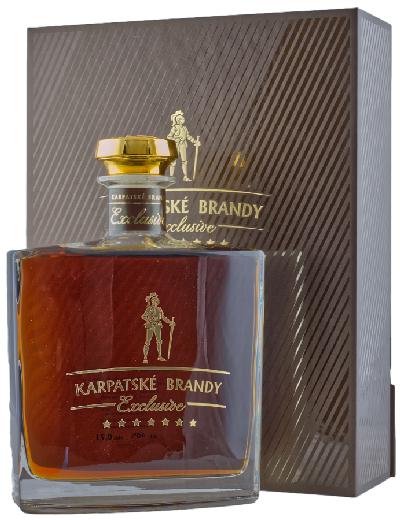 Karpatské Brandy Exclusive 40% 0,7l (dárkové balení kazeta)