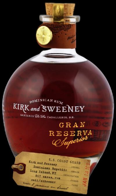 Kirk and Sweeney Gran Reserva Superior 40% 0,7L (holá láhev)