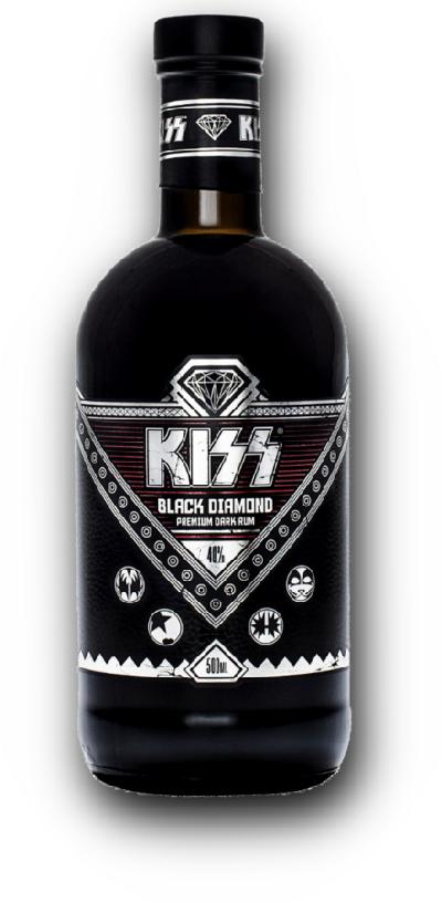 Kiss BLACK DIAMOND 40% 0,5L (holá láhev)
