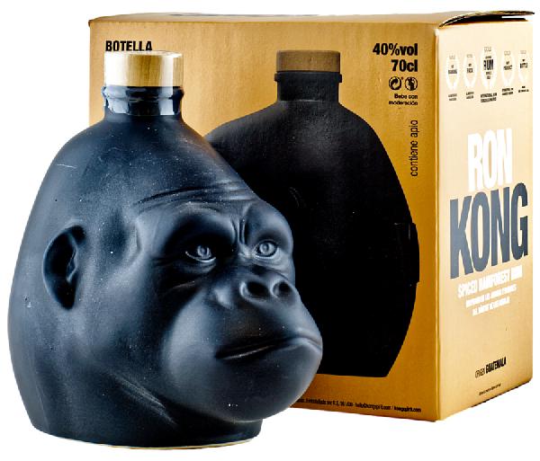 Kong Spiced Rainforest Rum Black Design 40% 0,7L (karton)