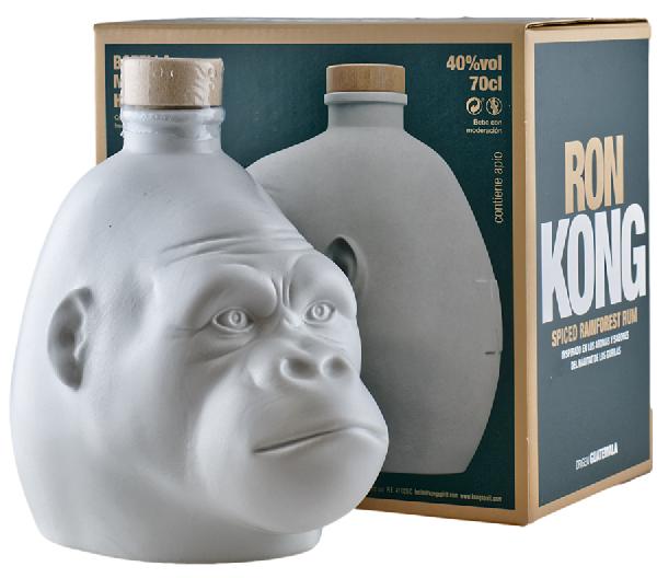 Kong Spiced Rainforest Rum White Design 40% 0,7L (karton)