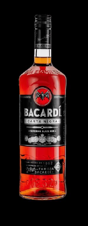 Bacardi Carta Negra 37,5% 1,0L (holá láhev)