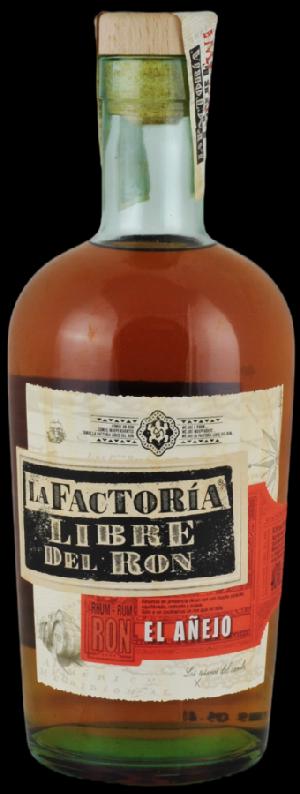 La Factoría Libre Del Ron Añejo 40% 0,7L (holá láhev)