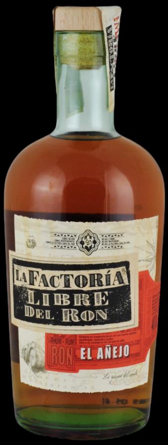 La Factoría Libre Del Ron Añejo 40% 0,7L (holá láhev)