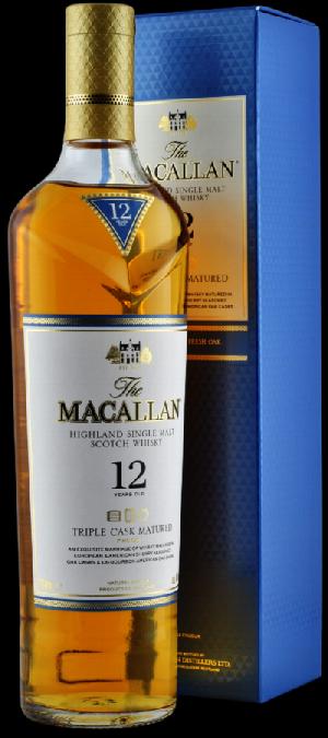 The Macallan 12YO Fine Oak Tripple Cask Matured 40% 0,7L (karton)