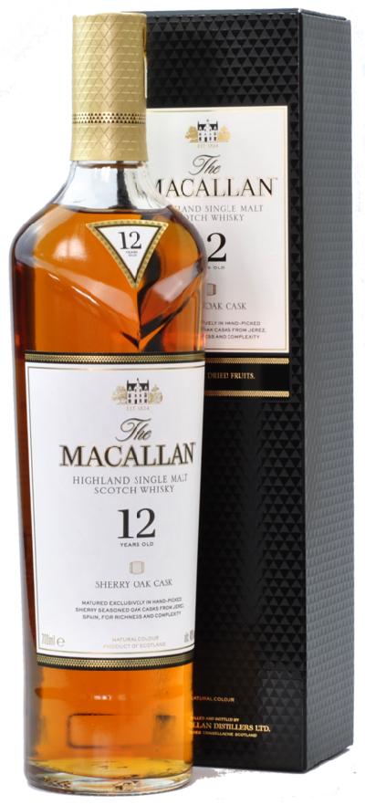 Macallan 12YO - Sherry Oak Cask 40% 0,7L (karton)