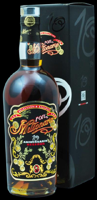 Millonario 10 Aniversario Reserva 40% 0,7L (karton)