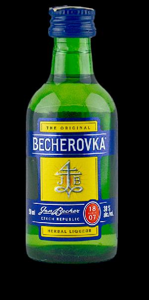 Mini Becherovka 38% 0,05l (holá láhev)