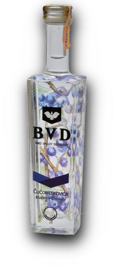 Mini BVD Čučoriedkovica 45% 0,05l (holá láhev)