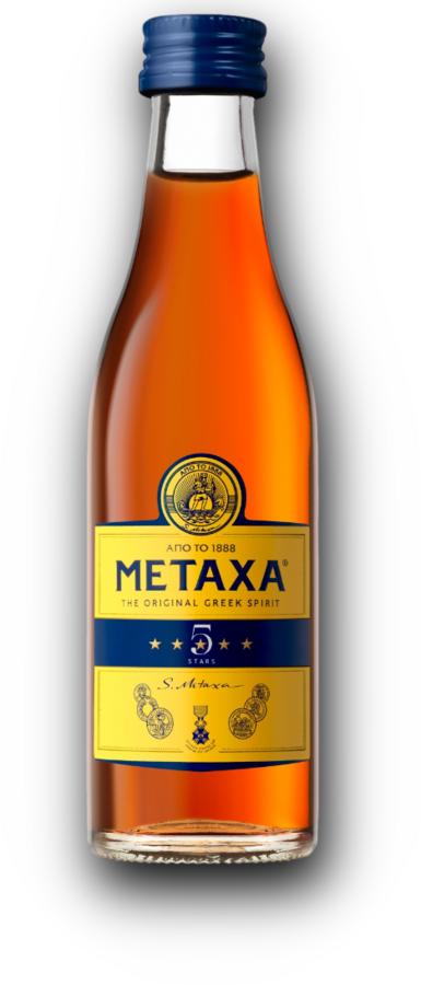 Mini Metaxa 5* 38% 0,05L (holá láhev)