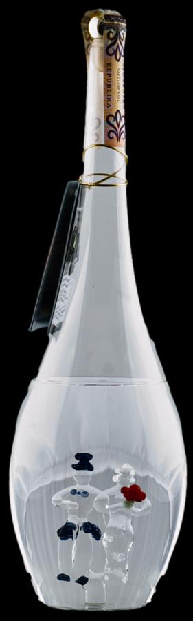 Detesk Švestka 40% 0,5l (dárkové balení láhev novomaželé)