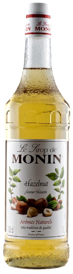 Monin Hazelnut Sirup 1,0L (holá láhev)