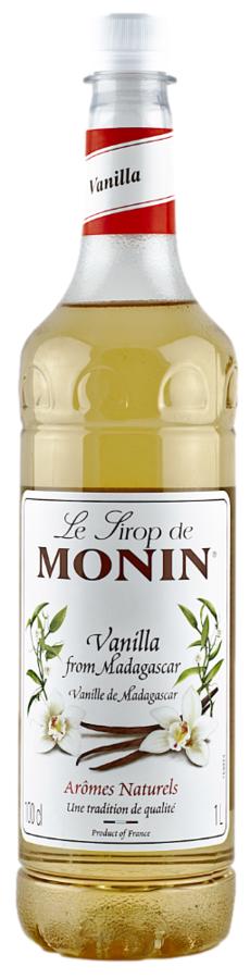 Monin Vanilla From MADAGASKAR SIRUP 1.0L (holá láhev)