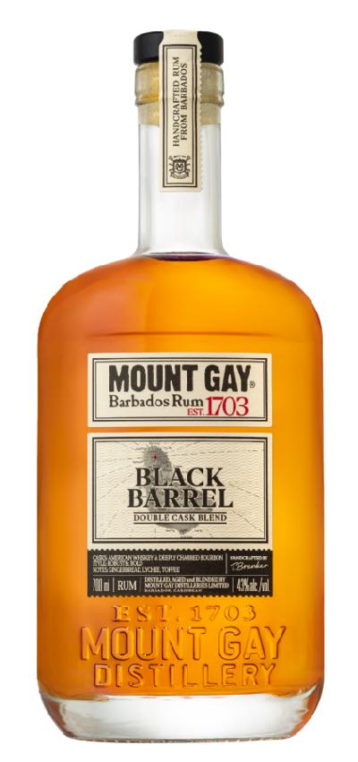 Mount Gay Black Barrel Double Cask Blend 43% 0,7L (holá láhev)