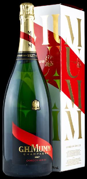 G. H. Mumm Cordon Rouge Brut 12,5% 1,5L (holá láhev)