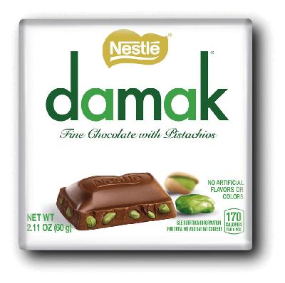 Nestlé Damak Mléčná čokoláda s pistáciemi 60G