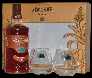 New Grove 5YO 40% 0.7L (dárkové balení s 2 skleničkami)