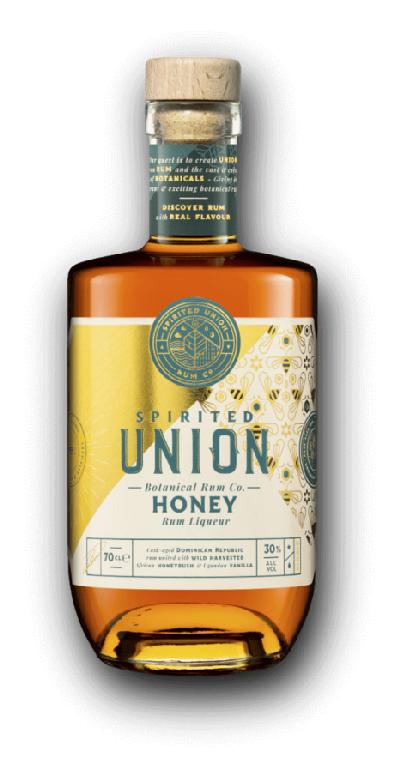 Spirited Union Honey 30% 0,7L – rumový likér s medem (holá láhev)