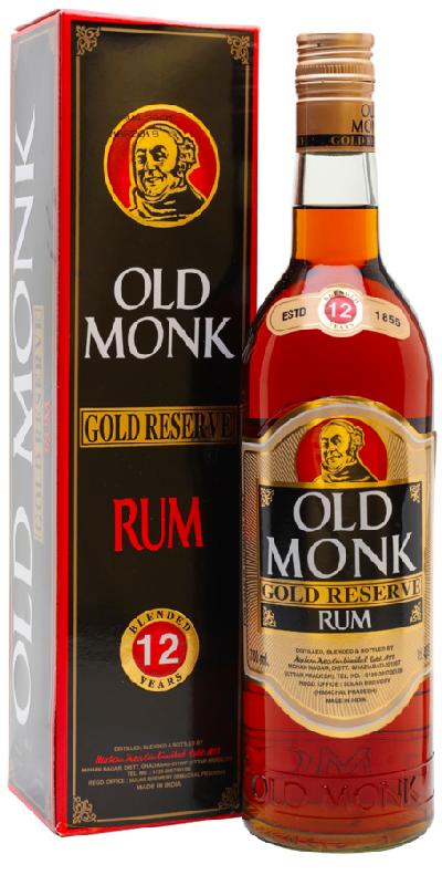 Old Monk Gold Reserve 12YO 42,8% 0,7l (karton)