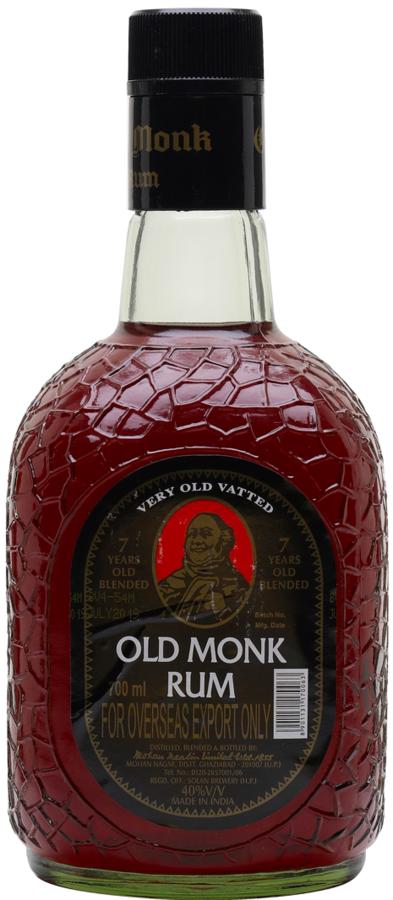 Old Monk 7YO Dark Rum 42,8% 0,7l – indický klasik