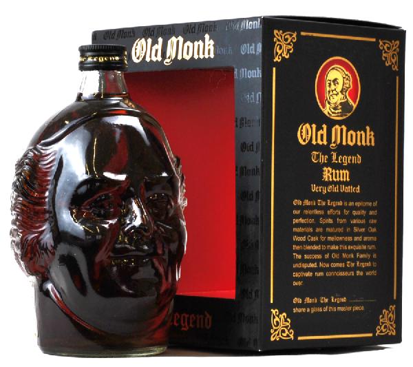 Old Monk The Legend tmavý rum 42,8% 1 l – limitovaná edice