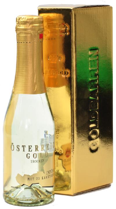 Österreich Gold 23k zlato, suché 9,5% 0,2l (karton)