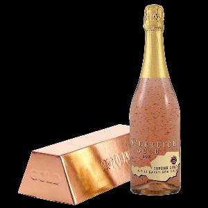 Österreich Gold Rosé 23k zlato suché 9,5% 0,75l (karton)