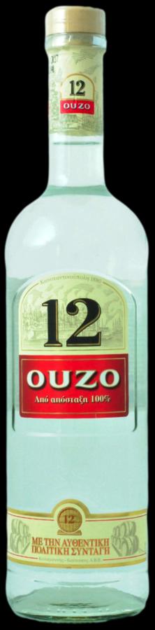 Ouzo 12 40% 0,7L (holá láhev)