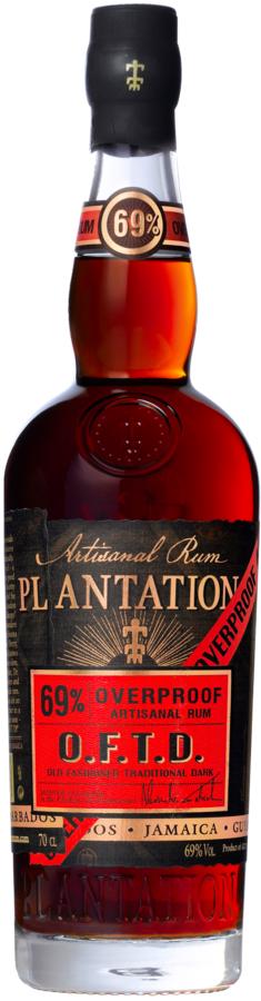 Plantation OFTD Overproof Rum 69% 0,7l – Old Fashioned Dark