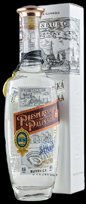 Prešpurská Pálinka Slivovica 2022 50% 0.5L (karton)
