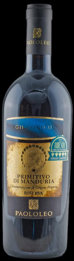 Paololeo Giunonico Primitivo di Manduria DOP Riserva 2017 15% 0.75L (holá láhev)