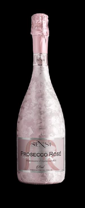 Prosecco Sensi Rose Brut 18K 11% 0.75L (holá láhev)