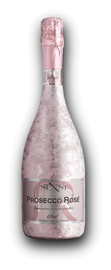 Prosecco Sensi Rose Brut 18K 11% 0.75L (holá láhev)