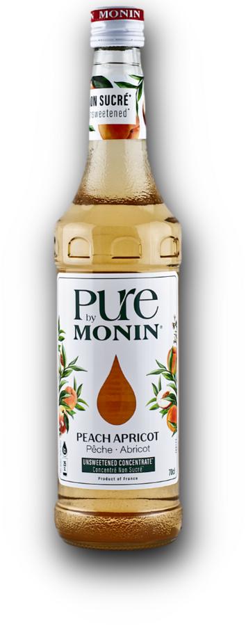 Pure by Monin Peach Apricot — koncentrát bez cukru 0,7 l