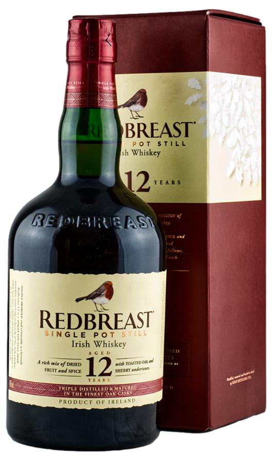 Redbreast 12YO Irish Single Pot Still Whiskey 40% 0,7 l