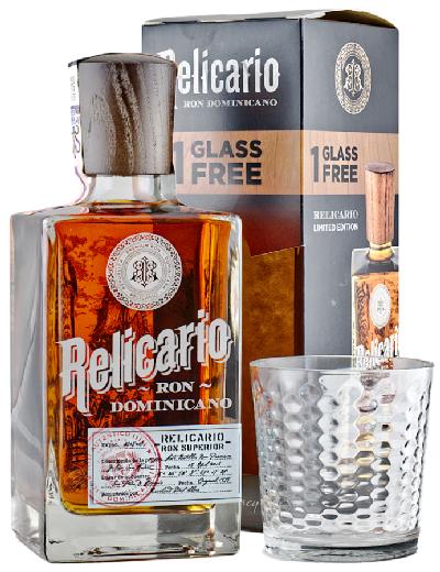 Relicario Superior 40% 0.7L (dárkové balení s 1 skleničkou)