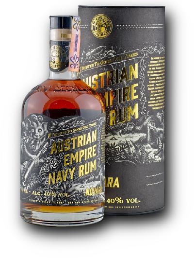 Austrian Empire Navy Novara 40% 0,7 l – prémiový rum (tuba)