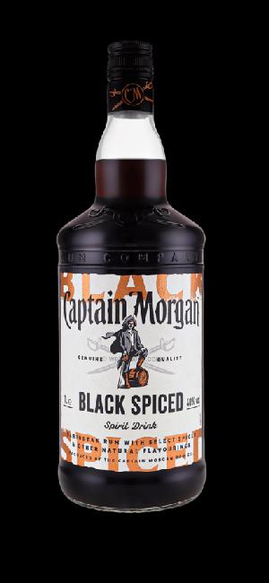 Captain Morgan Black Spiced 40% 1l (holá láhev)