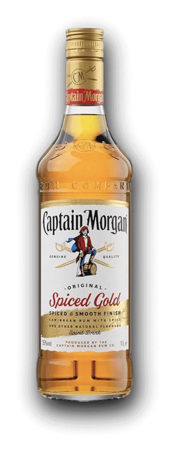 Captain Morgan Spiced Gold 35% 1l (holá láhev)