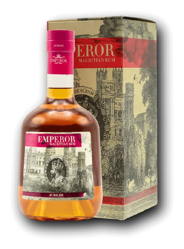 Emperor Jubilee 40% 0,7L – rum dozrálý v sudech po koňaku