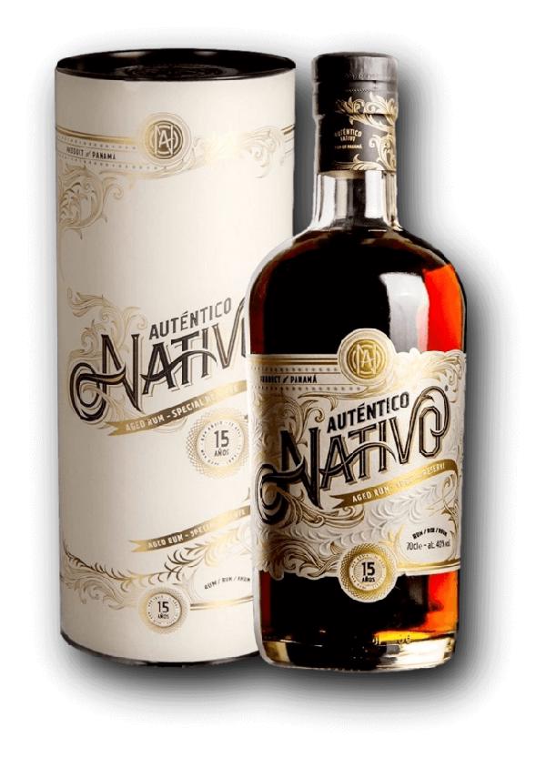 Auténtico Nativo 15YO Rum 40 % – Panama, 0,7 l