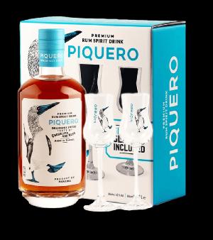 Piquero 40% 0,7L (dárkové balení se 2 skleničkami)