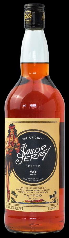 Sailor Jerry The Original Spiced 40% 1,0L (holá láhev)