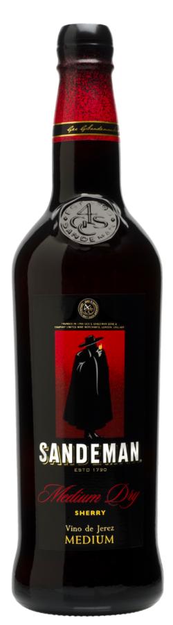 Sandeman Sherry Medium Dry 15% 0,75l (holá láhev)