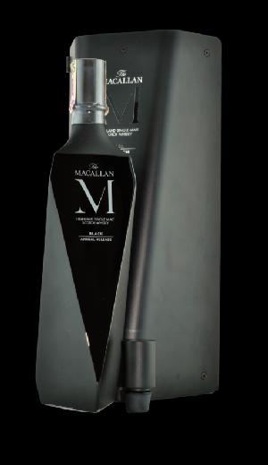 The Macallan M Black Lalique – 2022 Annual Release 46% 0,7L (dárkové balení kazeta)