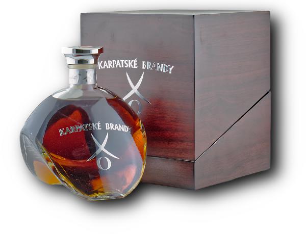 Karpatské Brandy XO 40% 0,7 l – dárkové balení kazeta