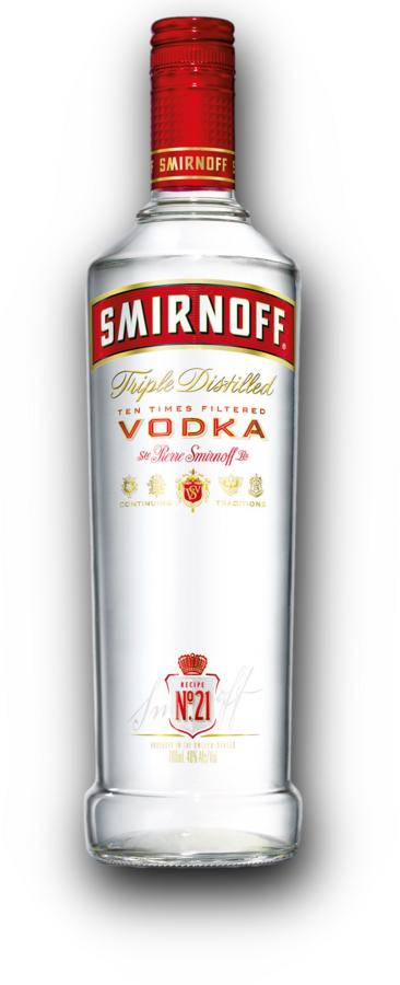 Smirnoff Red 37,5% 0,7l (holá láhev)