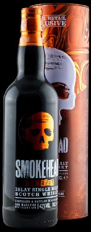 Smokehead Riot Rum Cask Finish 43% 0,7L (tuba)