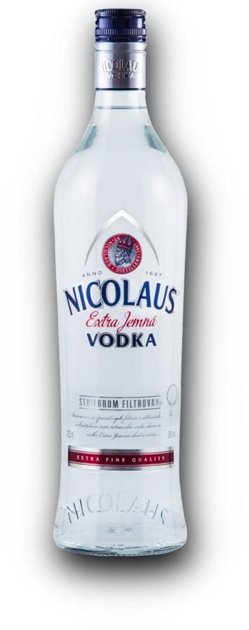 Nicolaus Vodka Extra Jemná 38% 1l (holá láhev)